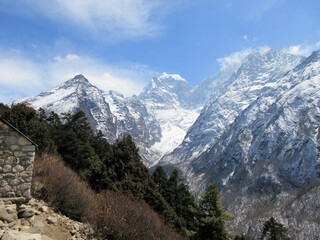 Fototapeta na wymiar Himalaya mountain landscape