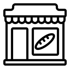 Bakery Store outline icon