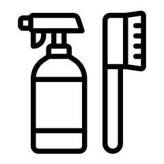 Cleaning Supplies outline icon