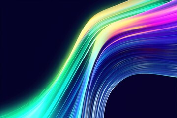 abstract futuristic background with pink blue glowing neon moving high speed wave lines and bokeh lights. Data transfer concept Fantastic wallpaper