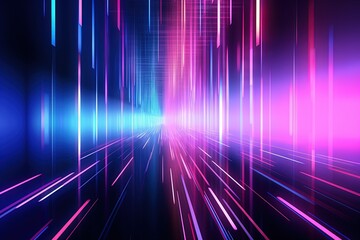 abstract futuristic background with gold PINK blue glowing neon moving high speed wave lines and bokeh lights. Data transfer concept Fantastic wallpaper