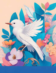 Obraz premium dove and peace