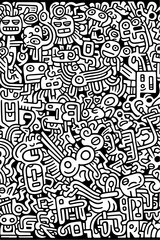 Doodle Coloring Page