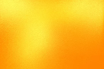 Fotobehang Orange gold yellow gradient background, grainy texture smooth color gradient noise texture, copy space © Sumeth