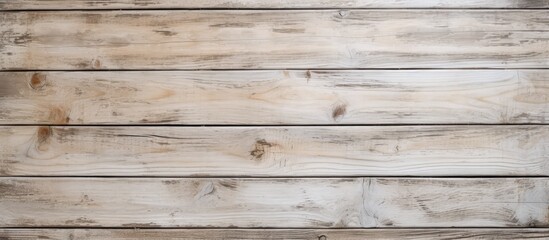 Fototapeta premium Antique vintage white wooden plank texture background.
