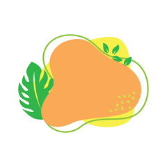 summer background design. tropical sign and symbol.