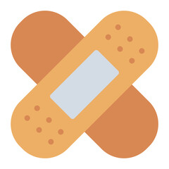 Bandage or Band Aid flat icon