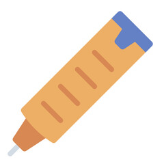 Epipen for allergy first aid flat icon