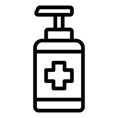 Handsanitizer Bottle outline icon