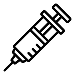 Syringe Injection outline icon