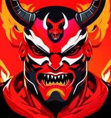 evil monster in the hell