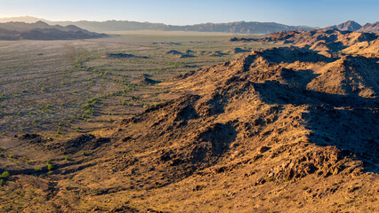 Fototapeta na wymiar Views of the Colorado Desert near Desert Center