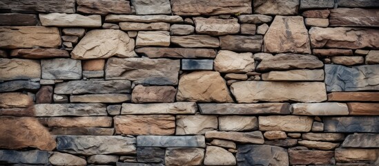 Obraz premium Background or texture of a stone wall.