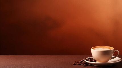 Obraz premium cup of coffee on table
