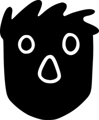 ghost monster cartoon icon