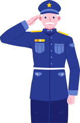 Memorial Day Character Illustration