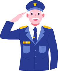 Memorial Day Character Illustration