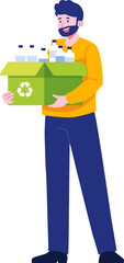 Sustainability Character Illustration