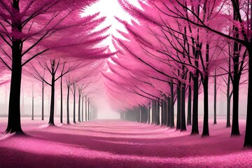 pink forest