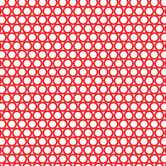 abstract wavy seamlees red color circle dot pattern