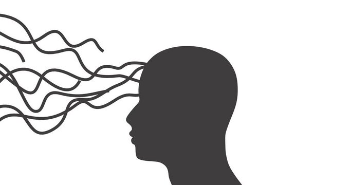 Personal growth and development. Business and education concept. Metaphor of problem solving, chaos and mess, difficult situation. From a complex problem to a simple business solution.