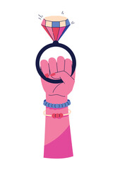 girl power feminist icon