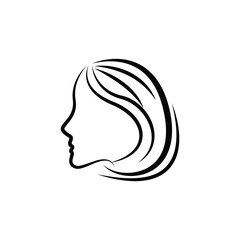 hair beauty logo icon