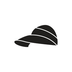 Woman hat logo icon