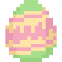 Pixel art easter egg icon 