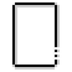 Pixel art game speech balloon  9