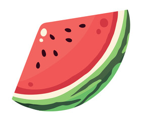 half watermelon fruit icon