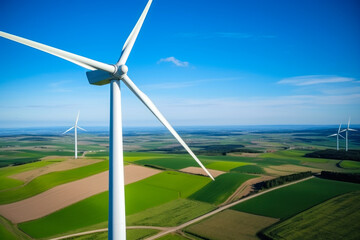 Obraz premium Windmills for electric power production