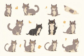 collection of cats