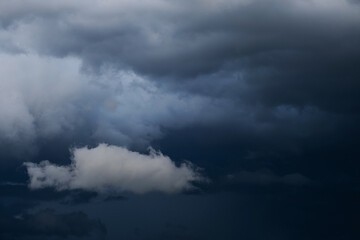 Dramatic heaven. Storm cloudscape.
