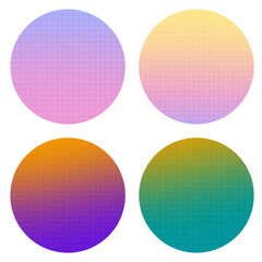 Colorful label paper circle Circle label for adding a topic.