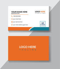 Creative and modern business card design. Business presentation. Vector illustration design.