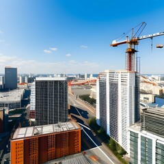 超大都会の工事現場 F