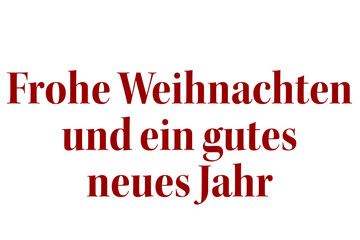 Digital png illustration of frohe weihnachten text on transparent background