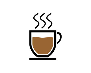 Hot Coffee cup vector illustration