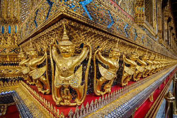 Temple of the Emerald Buddha   The Grand Palace  Bangkok   Thailand