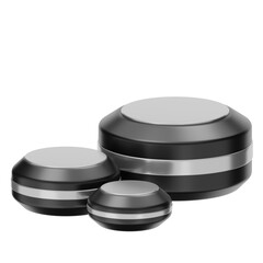 Black 3D Podium Showcase Cosmetic