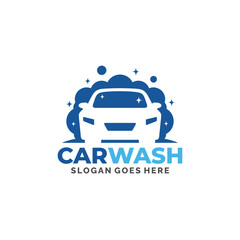  Car wash logo design vector