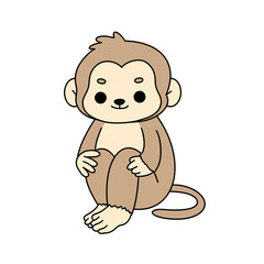 Monkey illusration