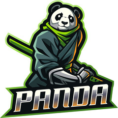 Ninja panda esport mascot
