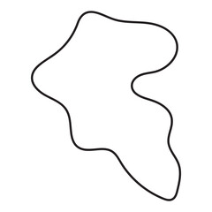 abstract blobs outline for background
