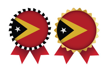Vector Medal Set Designs of East Timor Template