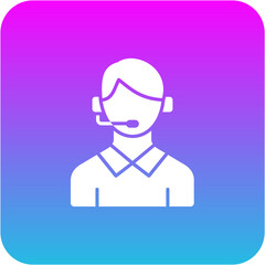 Call Center Agent Icon