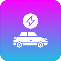Electric Car Icon