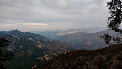 view of the mountains