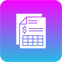 Obraz premium Invoice Icon